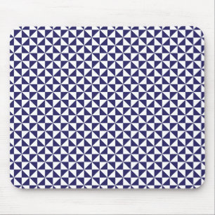 Japanese Blue Mouse Pad