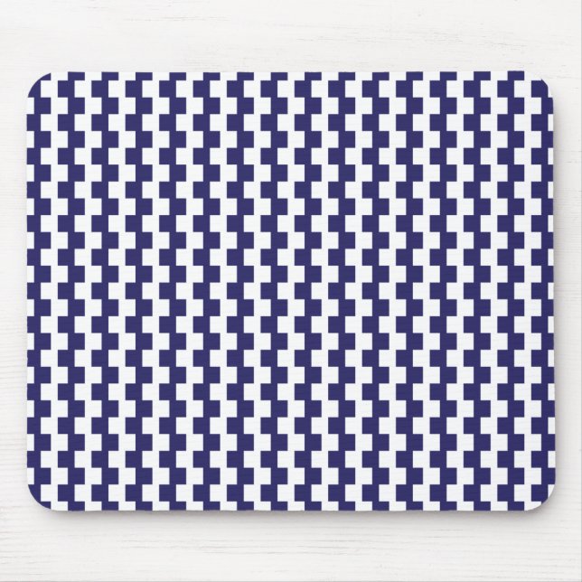 Japanese Blue Mouse Pad (Front)