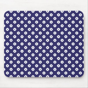 Japanese Blue Mouse Pad