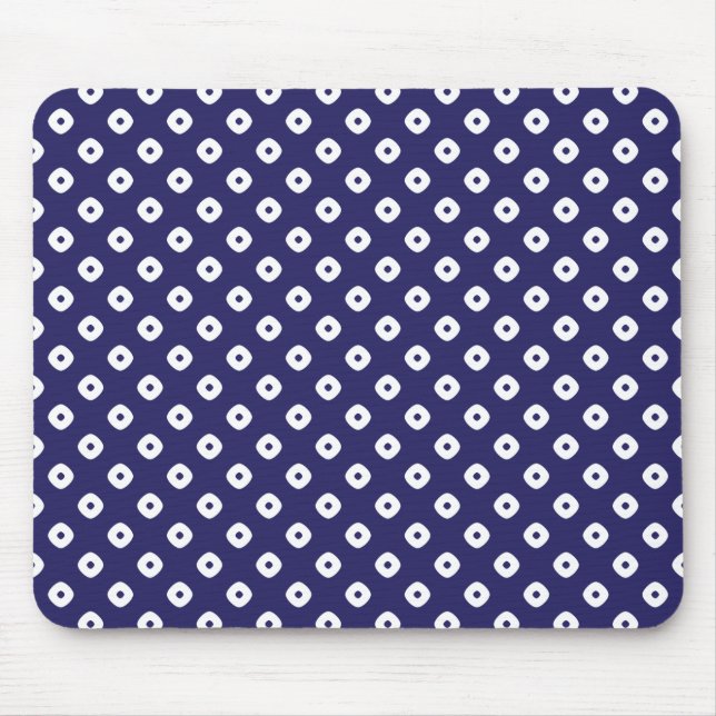 Japanese Blue Mouse Pad (Front)