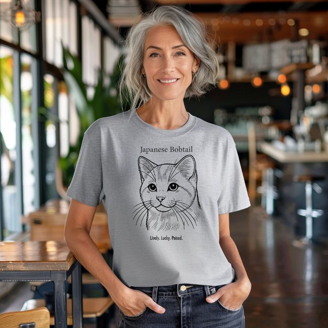 Japanese Bobtail Portrait T-Shirt (Creator Uploaded)