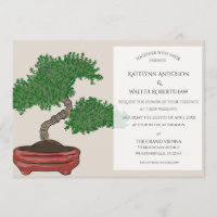 Japanese Bonsai Tree Wedding
