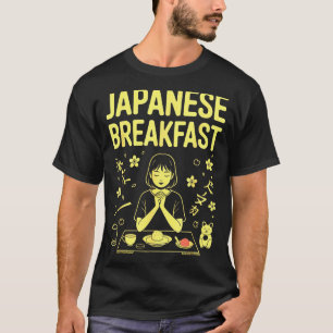 Japanese Breakfast Zen Morning Miso Rice Tea Graph T-Shirt