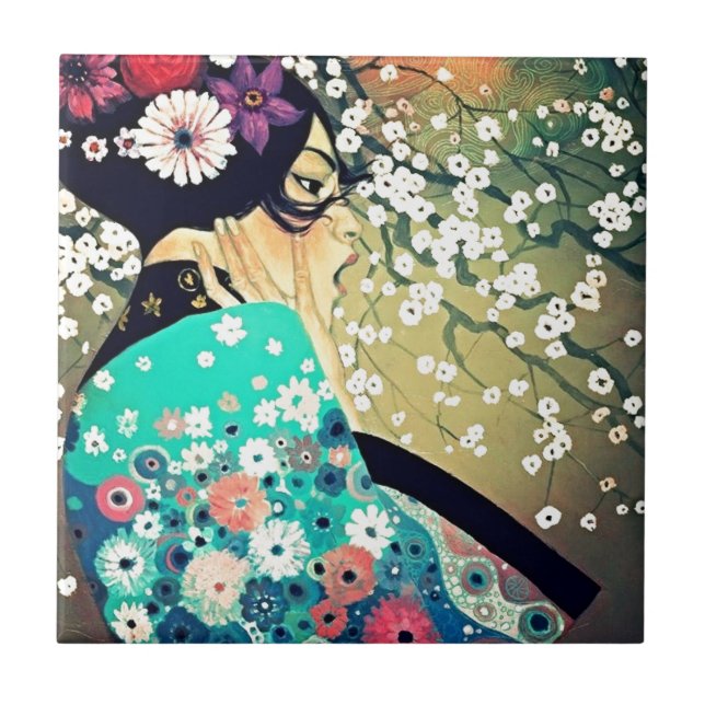 Japanese Breeze Ceramic Tile (Front)