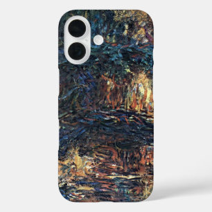 Japanese Bridge by Claude Monet, Vintage Fine Art iPhone 16 Case
