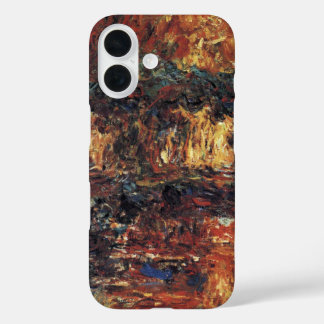 Japanese Bridge by Claude Monet, Vintage Fine Art iPhone 16 Case