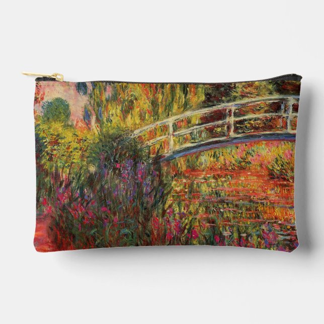 Japanese Bridge | Claude Monet Accessory Pouch (Front)