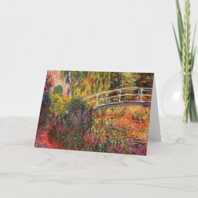 Japanese Bridge | Claude Monet Card (Front)
