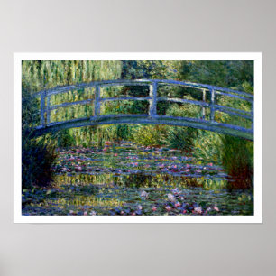 Japanese Bridge - Pont Japonais - by Claude Monet Poster