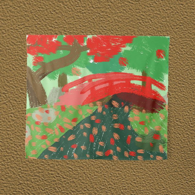 Japanese Bridge Under Maple Tapestry (Creator Uploaded)