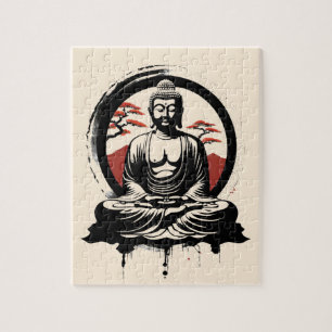 Japanese Buddha Zen Jigsaw Puzzle