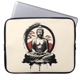 Japanese Buddha Zen Laptop Sleeve