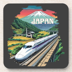 Japanese Bullet Train and Mount Fuji Coaster