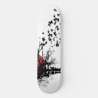 Japanese Butterflies Skateboard