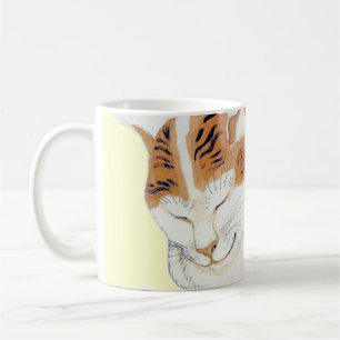 Japanese Calico Cat Quote Gift Mug