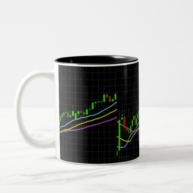 Japanese Candlestick Two-Tone Coffee Mug (Left)