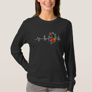 Japanese Carp Koi Fish Heartbeat Koi Fish Koi Fish T-Shirt