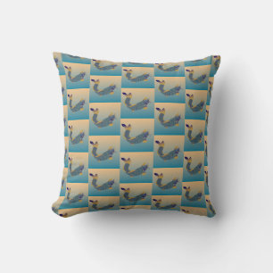 Japanese Carp Pattern Cushion