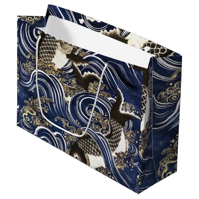 Japanese carps Gift Bag (Front Angled)