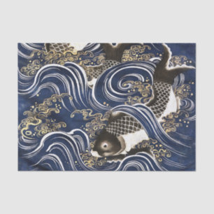 Japanese carps Tissue Paper