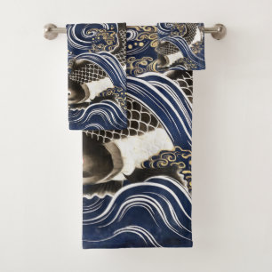 Japanese carps Towel