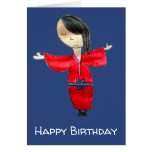 Japanese cartoon doll kids birthday cute art