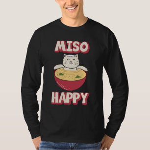 Japanese Cat Miso Happy T-Shirt