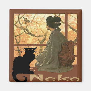 Japanese Cat Neko Magnet