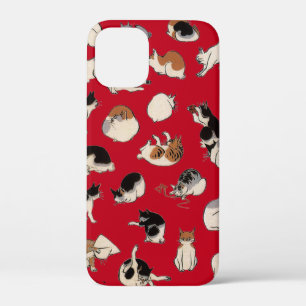 Japanese Cats (Colour Chengeable ) iPhone 12 Mini Case