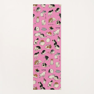 Japanese Cats (Colour Chengeable ) Yoga Mat