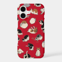 Japanese Cats (Customizable Background Color)