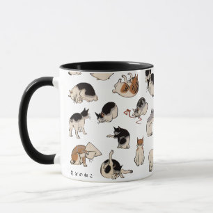 Japanese Cats, Hiroshige, Ukiyo-e Mug