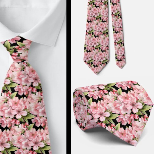 Japanese Cherry Blossom Neck TIe (Creator Uploaded)
