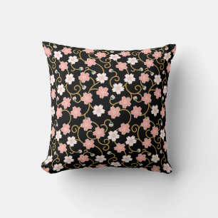 Japanese Cherry Blossom Pattern Cushion