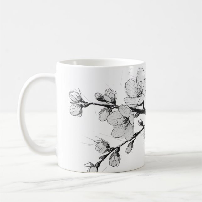 Japanese Cherry Blossom Sakura Mug2 Coffee Mug (Left)