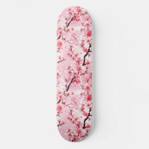 Japanese Cherry Blossom Skateboard