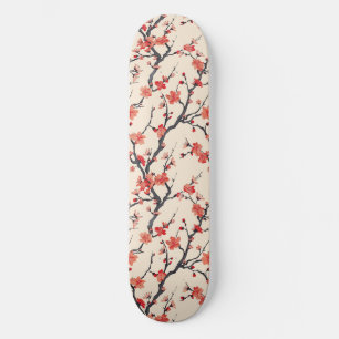 Japanese Cherry Blossom Skateboard