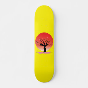 Japanese Cherry Blossom  Skateboard