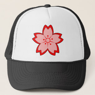 Japanese Cherry Blossom Trucker Hat