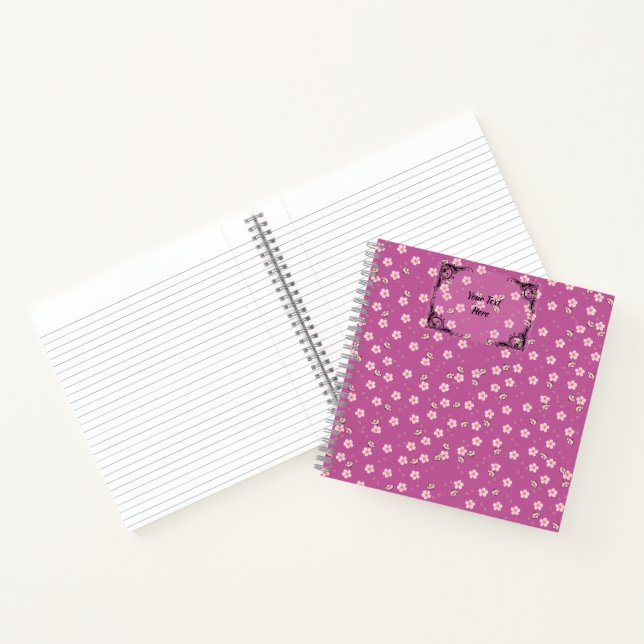 Japanese Cherry Blossoms and Petals v3 Notebook (Inside)