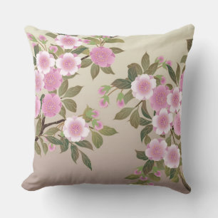 Japanese Cherry Blossoms Cushion