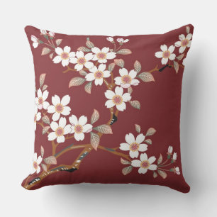 Japanese Cherry Blossoms Cushion