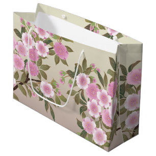 Japanese Cherry Blossoms Large Gift Bag