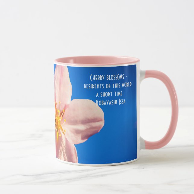 Japanese Cherry Sakura Flower Mug (Right)