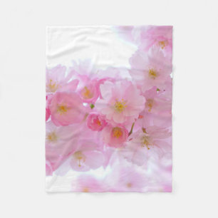 Japanese Cherry Tree Blossom Fleece Blanket