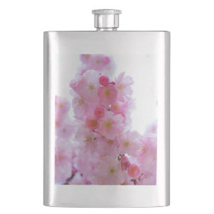 Japanese Cherry Tree Flower Hip Flask