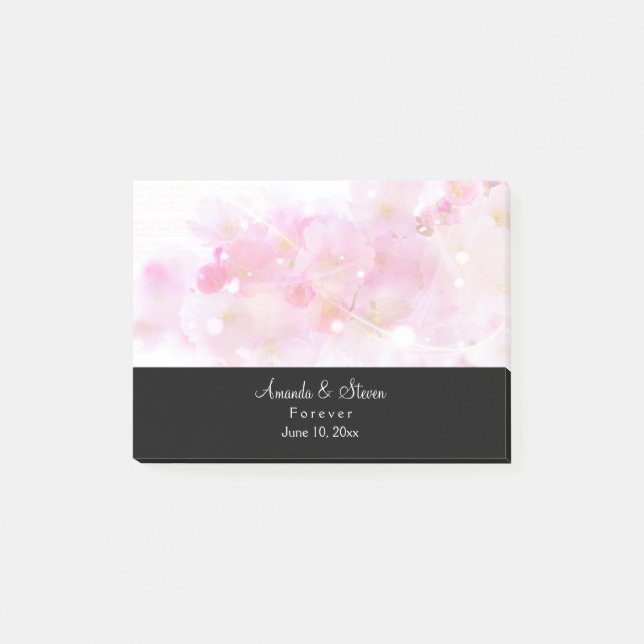 Japanese Cherry Tree with Pastel Pink Blossoms Post-it Notes (Front)