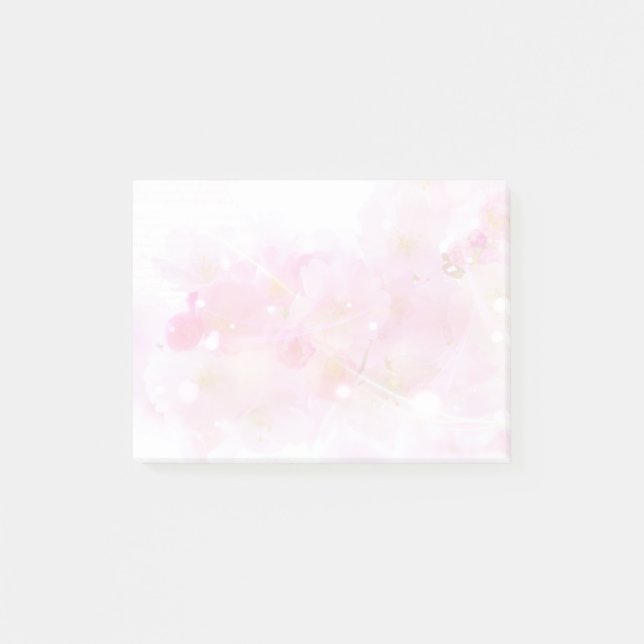 Japanese Cherry Tree with Pastel Pink Blossoms Post-it Notes (Front)