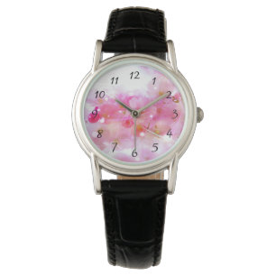 Japanese Cherry Tree with Pastel Pink Blossoms Watch