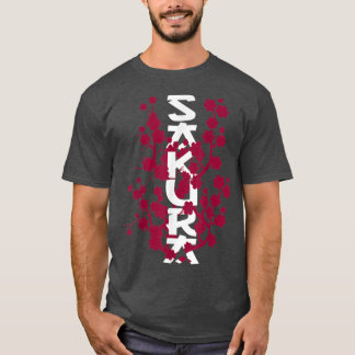 Japanese Cherrys Blossom Sakura Tree Art Spring T-Shirt